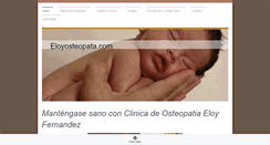 Desktop Screenshot of eloyosteopata.com